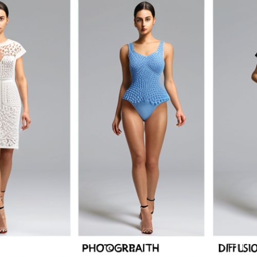 Here are three image prompts for Stable Diffusion, summarizing the provided text about 3D printing in fashion: