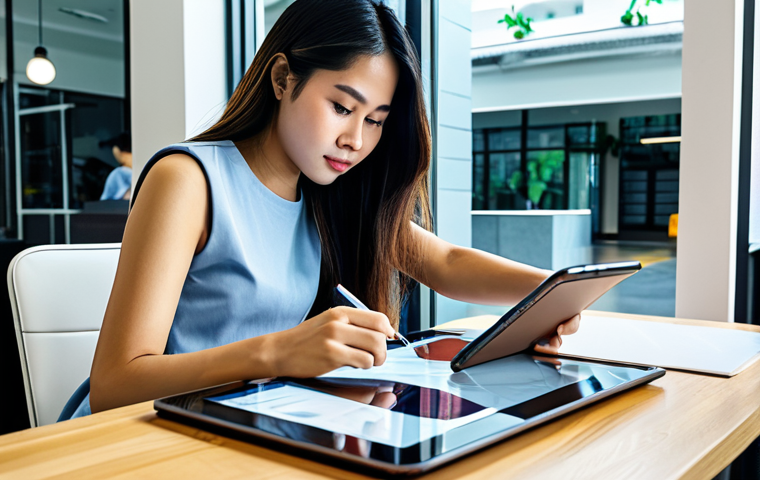D 프린팅 패션의 소비자 행동 분석 - Customized Fashion Design**

"A young Thai woman designs unique sneakers on a tablet, fully clothed ...